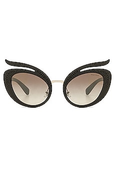 

Солнцезащитные очки catwalk style - Miu Miu, Черный, Солнцезащитные очки