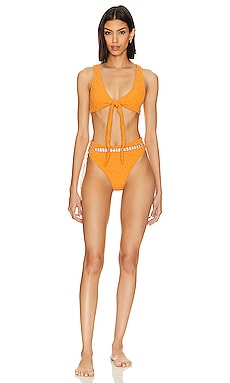 Bond Eye Scout Bikini Top in Burnt Orange