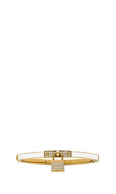 Michael Kors Padlock Bracelet | Gold Plated Sterling Silver | Crystal Set  MKC1631AN710 - James Moore Jewellers Kenilworth