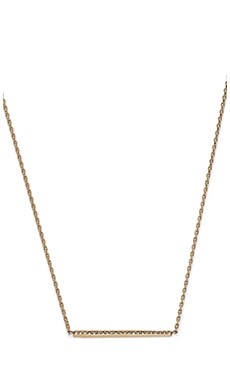 Michael kors gold bar sales necklace