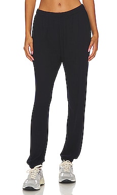 Juicy Couture Terry Snap Pocket Pant in White
