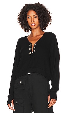 Product image of Michael Lauren Alabama Safety Pin Top. Click to view full details