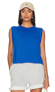 Lovers and Friends x REVOLVE Bahama Peplum Tank Top in Blue