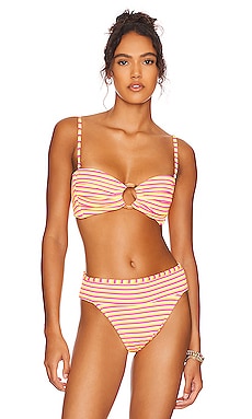 Product image of Montce Swim Tori Bandeau Bikini Top. Click to view full details