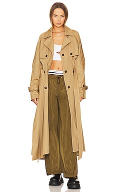 Product image of Monse Back Cut Out Trench Coat. Click to view full details