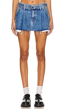 The Pleated Nibbler Mini SkirtMOTHER$228