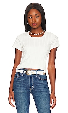 The Itty bitty Scoop Neck Tee MOTHER $83 
