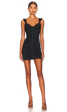 Free People Bodycon Slip Dress in Black