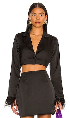 Product image of MORE TO COME Julia Blazer Top. Click to view full details