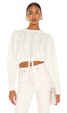 Musier Paris Vivian Sweater in White | REVOLVE