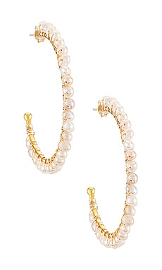 Perlas de Amor Earrings Mercedes Salazar $53 