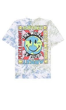 Smiley Peace And Harmony World T-shirt Market