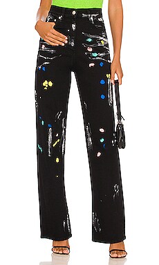 Painted Wide Leg MSGM