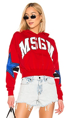 

Свитшот - MSGM, Красный, Графические
