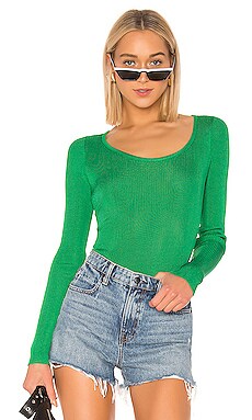 

Свитер pullover - MSGM, Зеленый, Вырез лодочкой