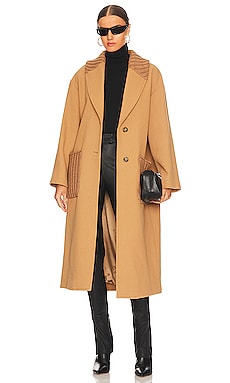 Product image of MSGM Belted Wool Coat. Click to view full details