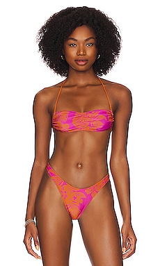 Ruched Bikini Top Melissa Simone $100 