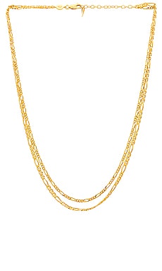 Gold Filia Double Chain NecklaceMissoma$140