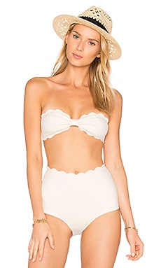

Топ бикини scallop - Marysia Swim, Белый, Бандо