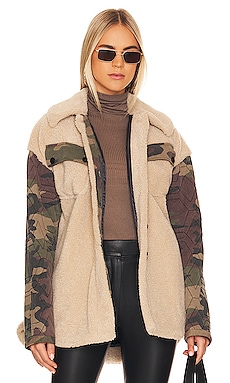 Augie Quilted Camo Sherpa Parka Marissa Webb