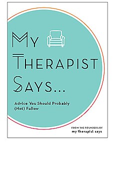 

Книга advice you should probably not follow - My Therapist Says, Синий, Books Games & Stationery