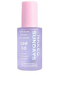 Clear Glow Sun Serum SPF50 Naked Sundays $36 NEW