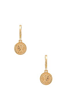 

Серьги-монеты - Natalie B Jewelry, Металлический золотой, Золотой