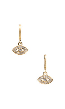 

Мини серьги - Natalie B Jewelry, Металлический золотой, Золотой