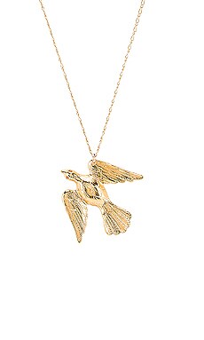 

Колье с подвеской french sparrow - Natalie B Jewelry, Металлический золотой, Золотой