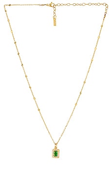 Devi Emerald Necklace Natalie B Jewelry $62 Sustainable