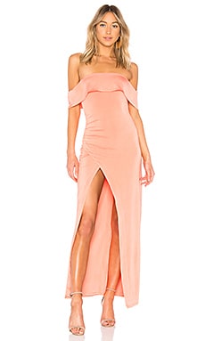 

Вечернее платье с открытыми плечами stella - NBD, Peach, С открытым плечом