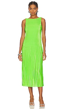 Rails Fiona Midi Dress in Vibrant Green