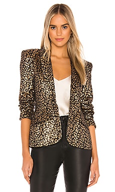 NBD Gemma Blazer in Gold & Black | REVOLVE