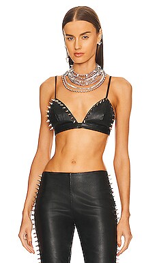 Product image of NBD Mia Leather Top. Click to view full details