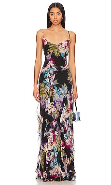 Aneira Floral Tiered Maxi Dress – ASTR The Label