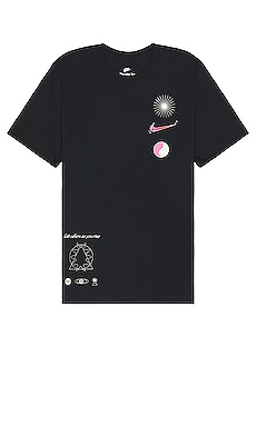 Calvin Klein Archive Logo Relaxed Short Sleeve Tee in Dark Sapphire