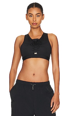 Product image of Nike Swoosh Laced Sports Bra. Click to view full details
