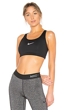 

Спортивный бюстгальтер swoosh - Nike, Черный, Спорт бра