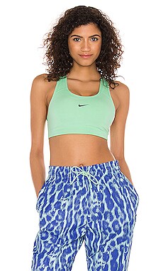 

Спортивный бюстгальтер swoosh pad - Nike, Зеленый, Спорт бра