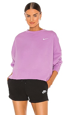 Nike Essential Fleece Shorts in Purple-Pink