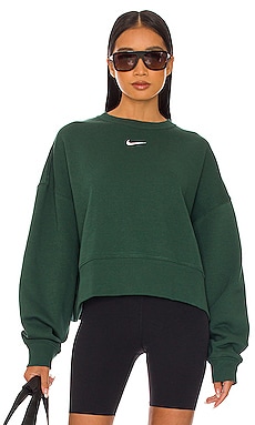 Nike Essential Crewneck in Pro Green from Revolve.com