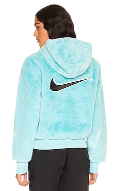 NSW Essential Faux Fur Jacket Nike $175 