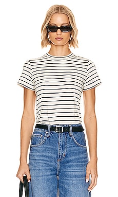 Trina Muscle Tee Sable Stripe