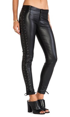 BLANKNYC Faux Leather Pant in Boom Bap