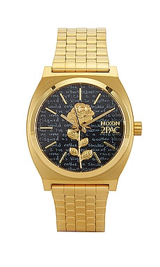 Time Teller 2PAC Collab Watch, Gold / Black