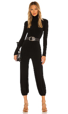 Product image of Norma Kamali Turtleneck Jog Jumpsuit. Click to view full details