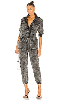 LONG SLEEVE TURTLE JUMPSUIT – Black – Norma Kamali