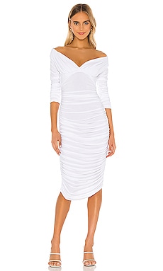 Norma Kamali Tara Dress in White | REVOLVE