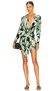Product image of Norma Kamali x REVOLVE Mini Tie Front NK Shirt Dress. Click to view full details