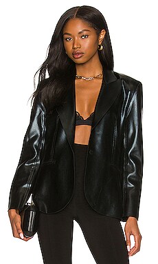 Product image of Norma Kamali Single Breasted Jacket. Click to view full details